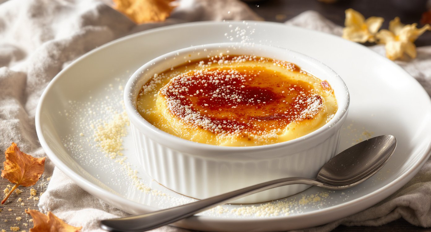 Recette de la Crème brûlée à la vanille onctueuse et caramelésée