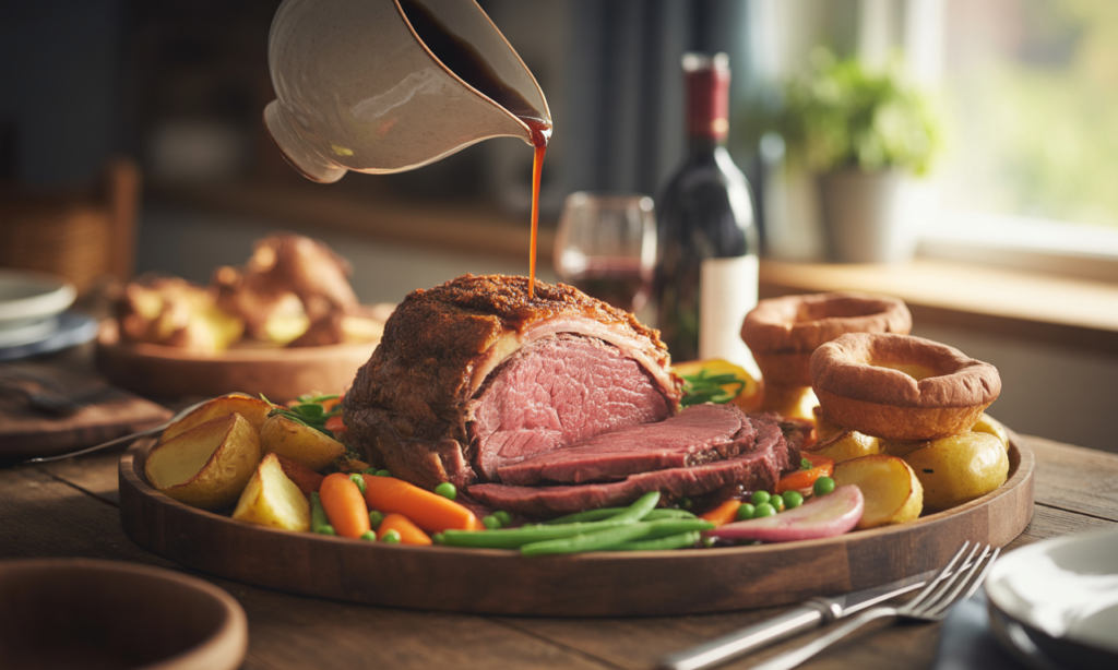 découvrez comment préparer le parfait sunday roast, ce classique incontournable de la cuisine britannique, avec des conseils simples pour réussir un repas savoureux en famille.
